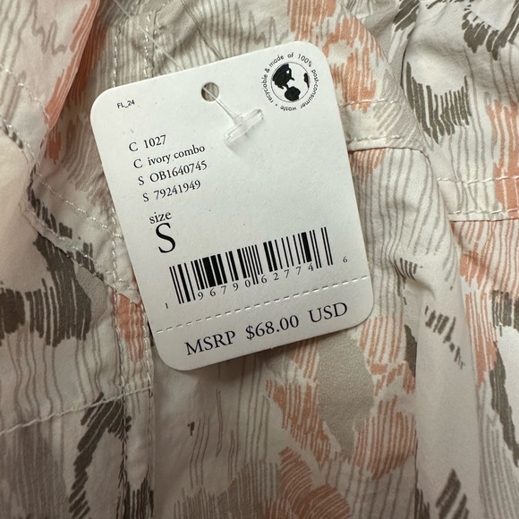 Free People FP Movement In The Wild Printed Shorts Pockets NEW - Picture 3 of 4